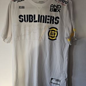 White New York Subliners medium Jersey, pre-owned by Revan